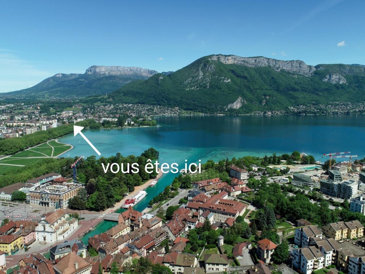 Studio Moderne, Place Parking Prive, Emplacement Ideal A 100 M Du Lac. Анси Екстериор снимка