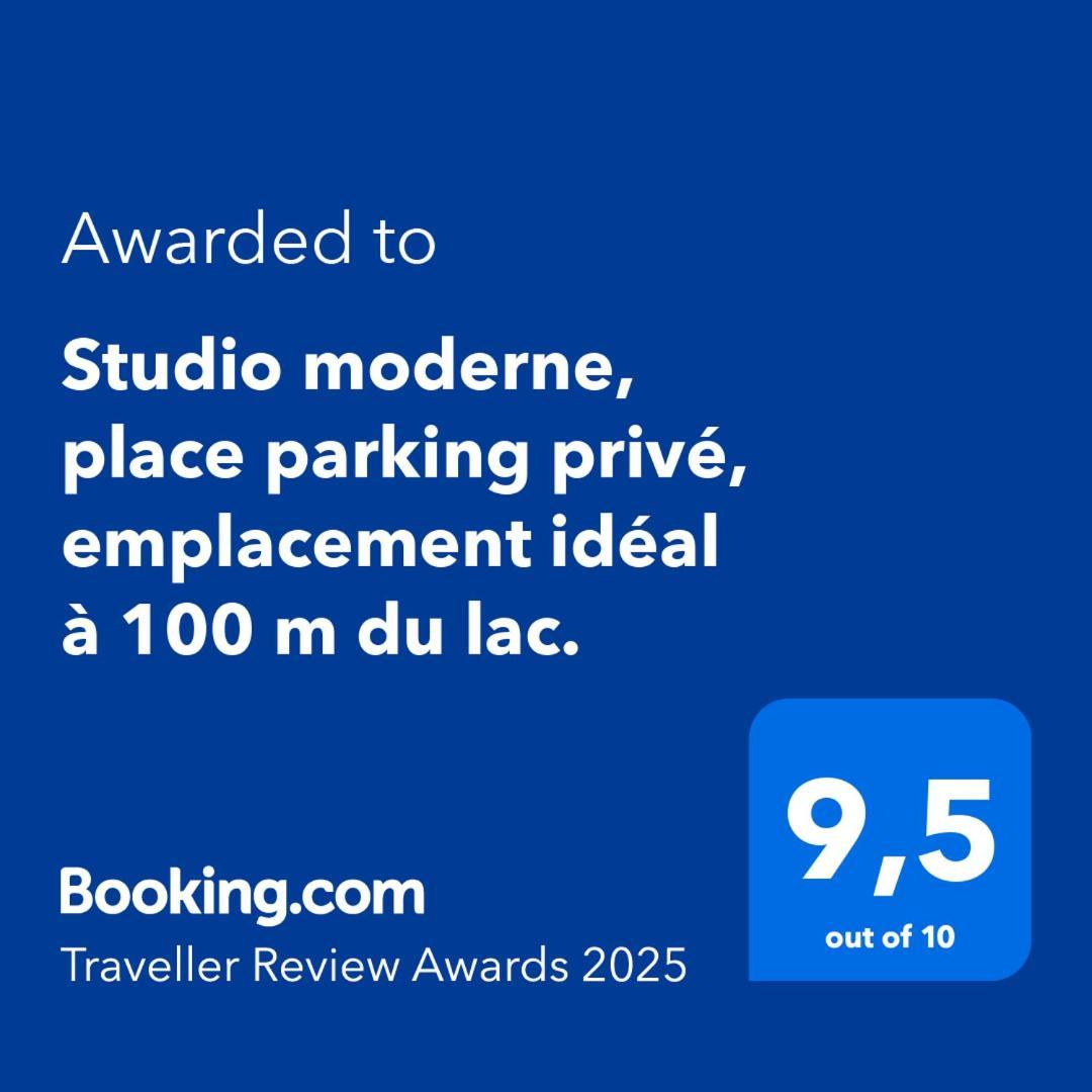 Studio Moderne, Place Parking Prive, Emplacement Ideal A 100 M Du Lac. Анси Екстериор снимка